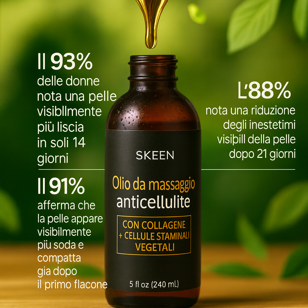 Olio da massaggio anticellulite
