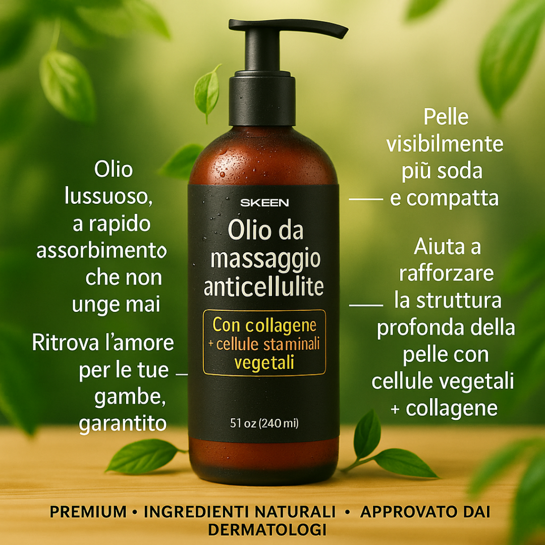 Olio da massaggio anticellulite