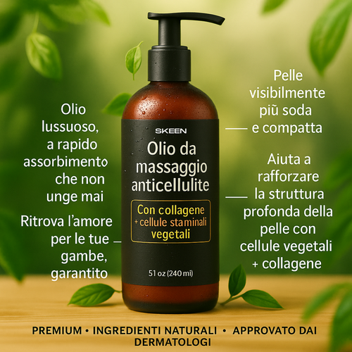 Olio da massaggio anticellulite