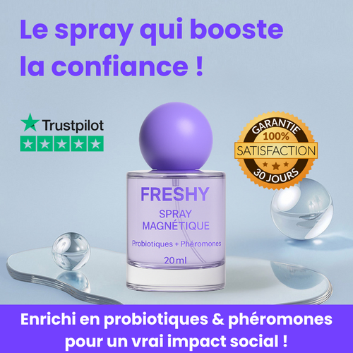 FRESHY™ - Spray buccal aux phéromones & probiotiques