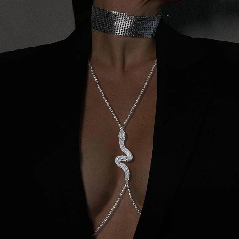 SNAKE CHEST NECKLACE