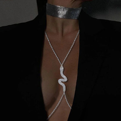 SNAKE CHEST NECKLACE