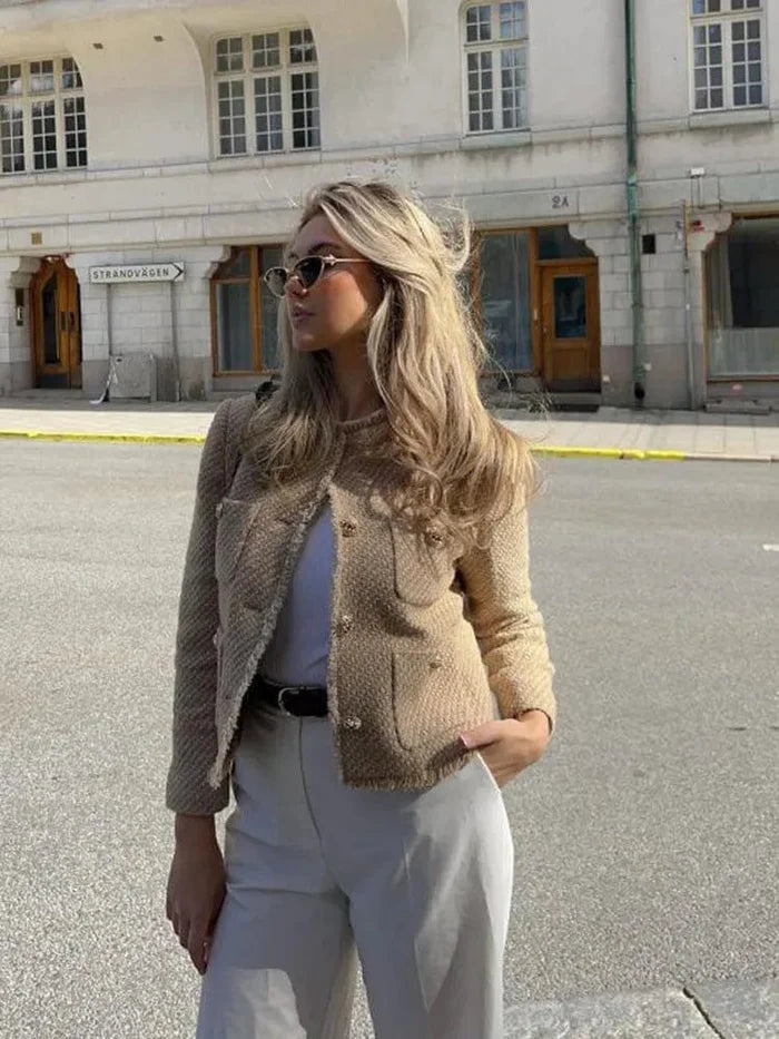 Lisa - Veste en Tweed Intemporelle