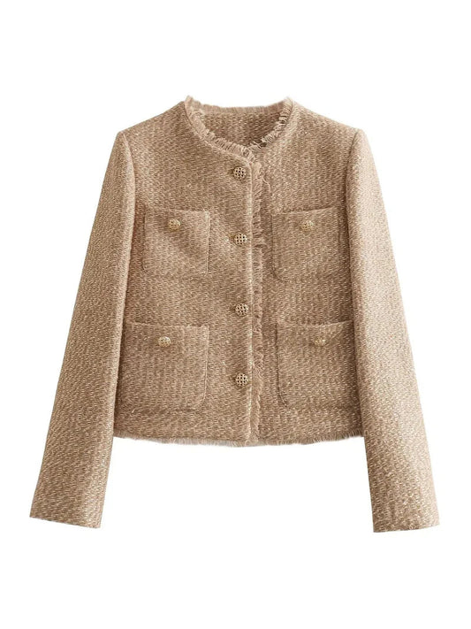 Lisa - Veste en Tweed Intemporelle