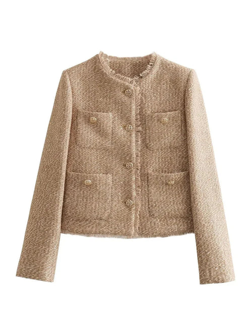 Lisa - Veste en Tweed Intemporelle