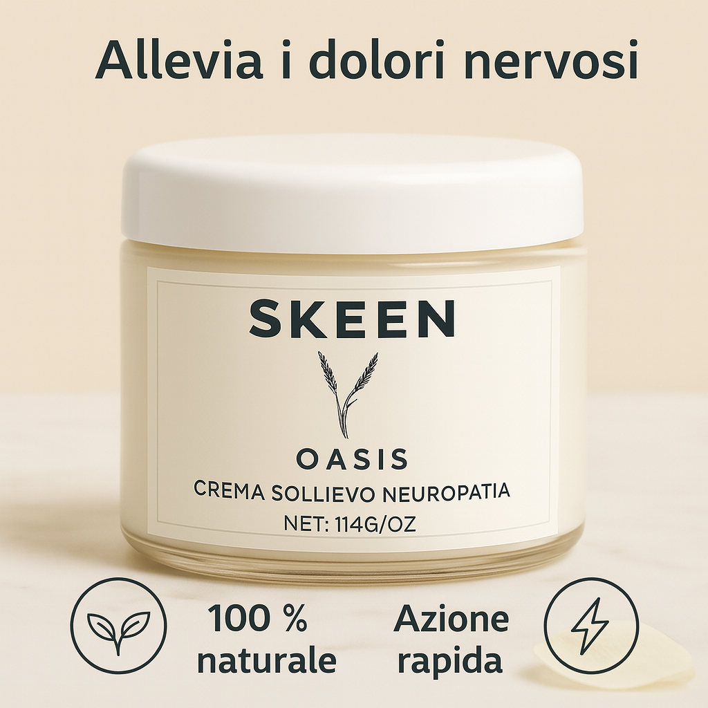 SKEEN – Allevia i dolori nervosi e i crampi notturni in modo naturale, già dalle prime applicazioni