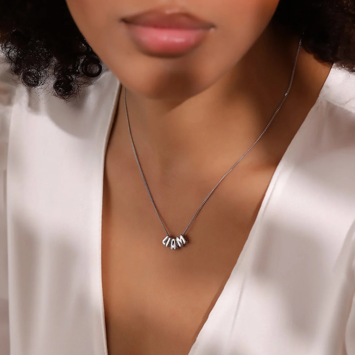 BUBBLE CUSTOM NAME NECKLACE