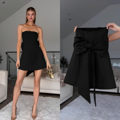 Strapless Bow Dress