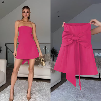 Strapless Bow Dress
