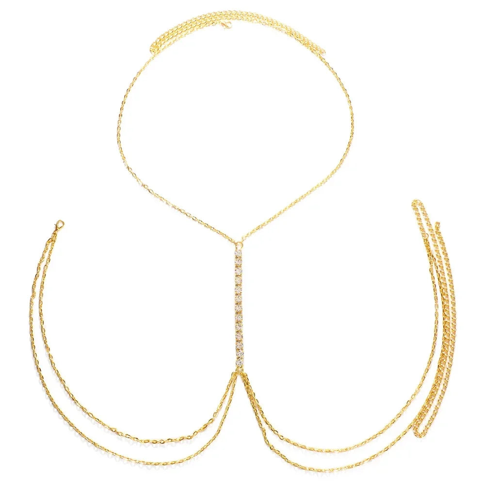 GEMSTONE CHEST NECKLACE