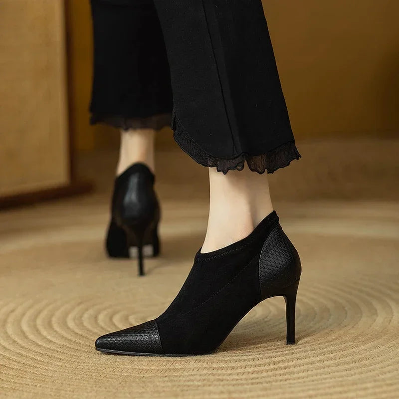 Fiona Leather Heels