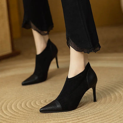 Fiona Leather Heels