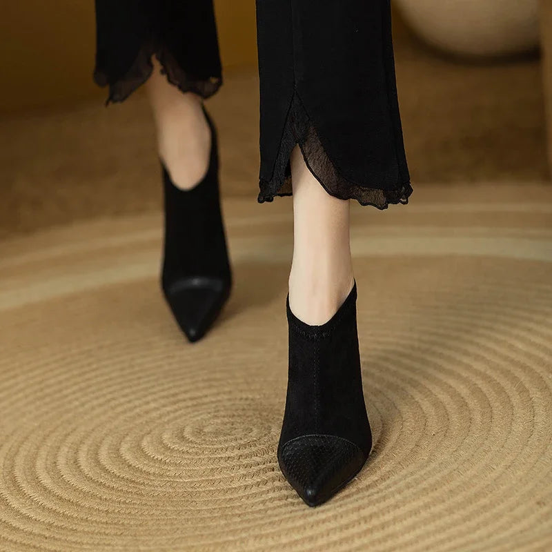 Fiona Leather Heels