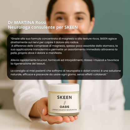 SKEEN – Allevia i dolori nervosi e i crampi notturni in modo naturale, già dalle prime applicazioni