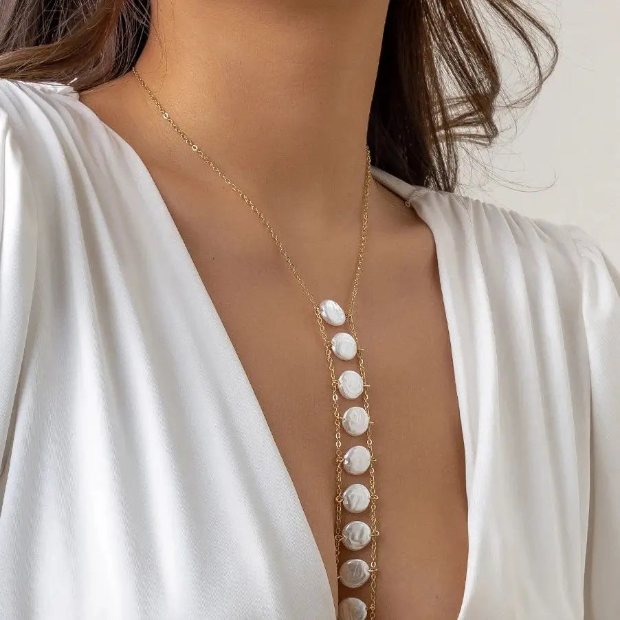 PEARL CHEST NECKLACE