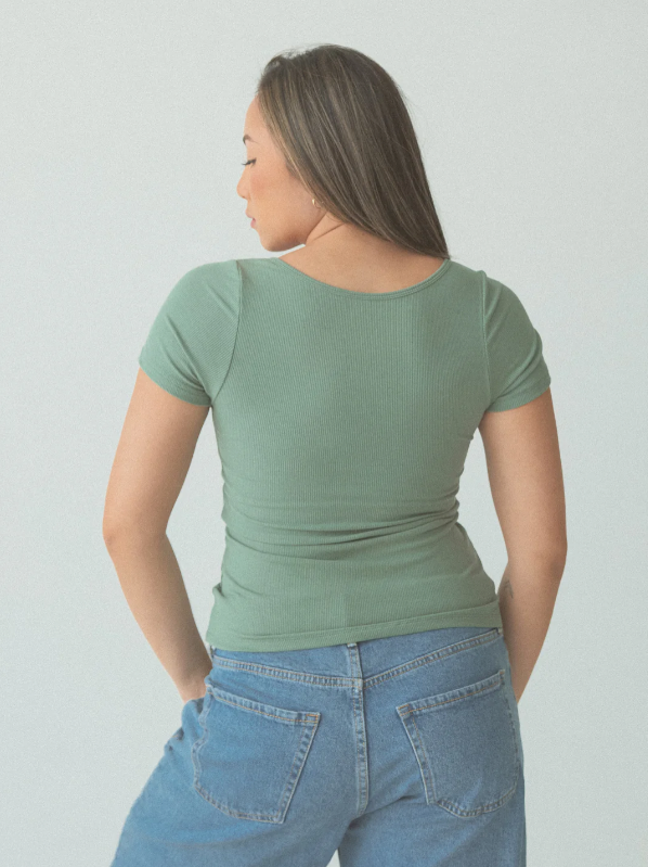 Bella - Built in Bra T-shirt