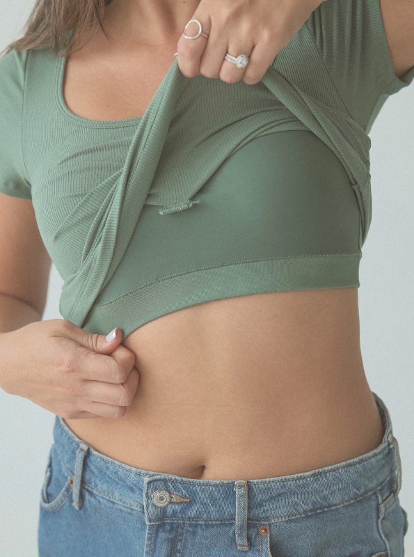 Bella - Built in Bra T-shirt