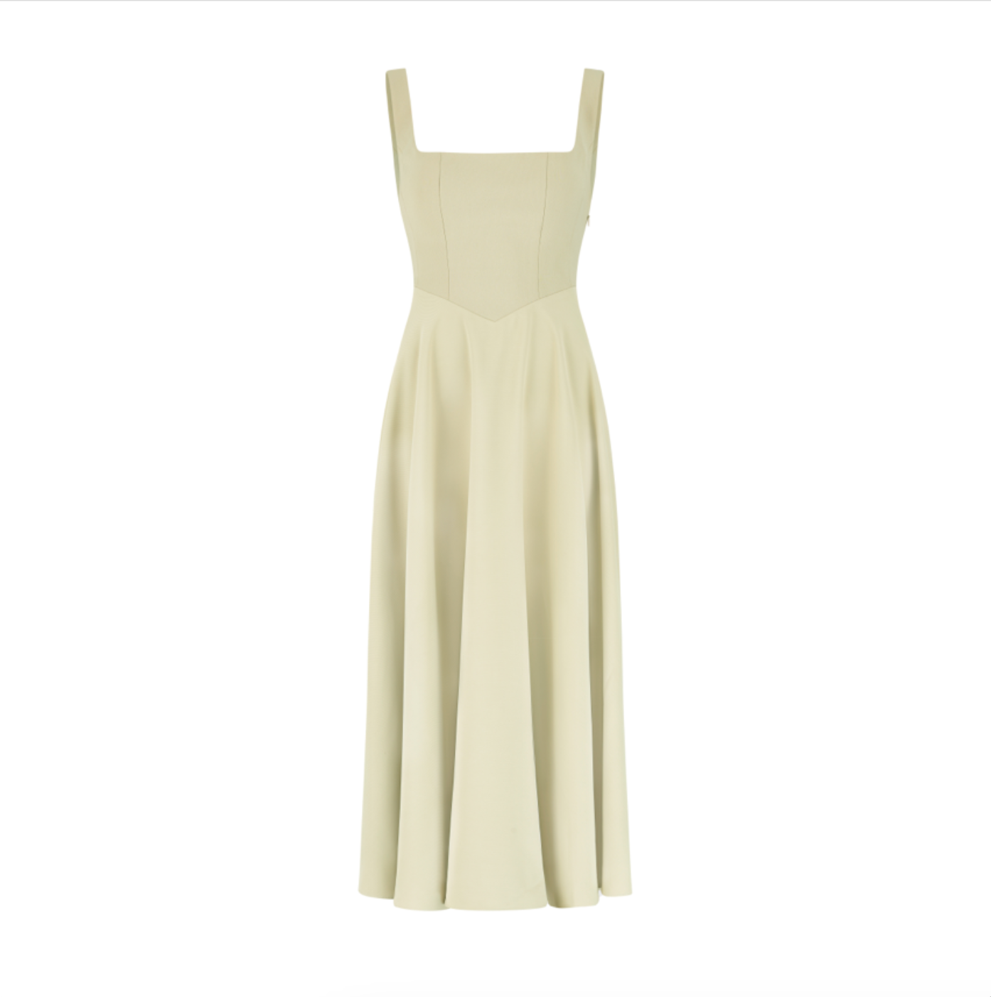 Evelyn - Square Neck Midi Dress
