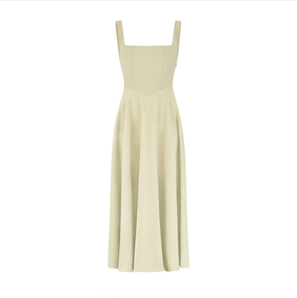Evelyn - Square Neck Midi Dress