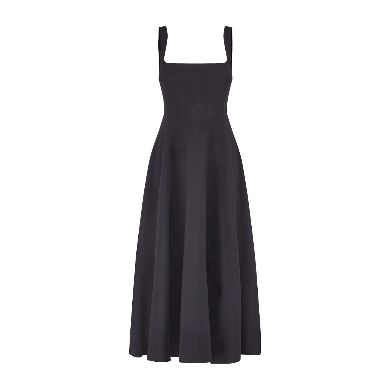 Evelyn - Square Neck Midi Dress