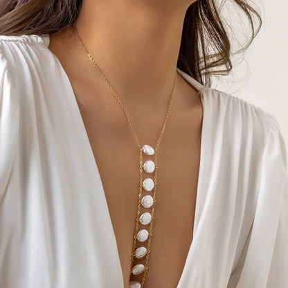 PEARL CHEST NECKLACE