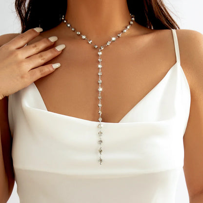 RHINESTONE CHOKER NECKLACE