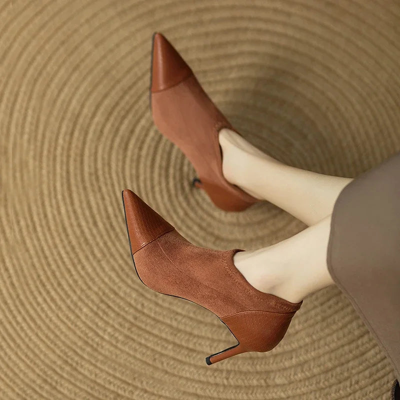 Fiona Leather Heels