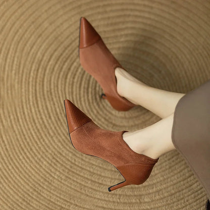 Fiona Leather Heels