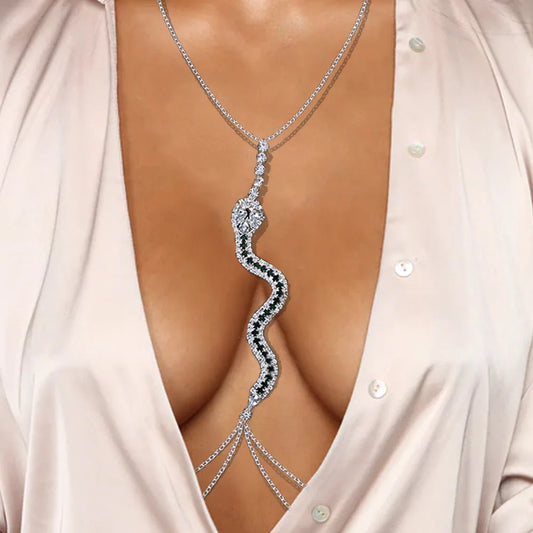 LUMINOUS CRYSTAL CHEST NECKLACE