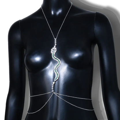LUMINOUS CRYSTAL CHEST NECKLACE