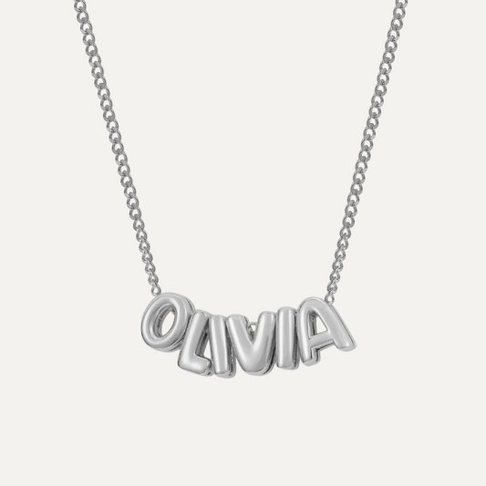 BUBBLE CUSTOM NAME NECKLACE