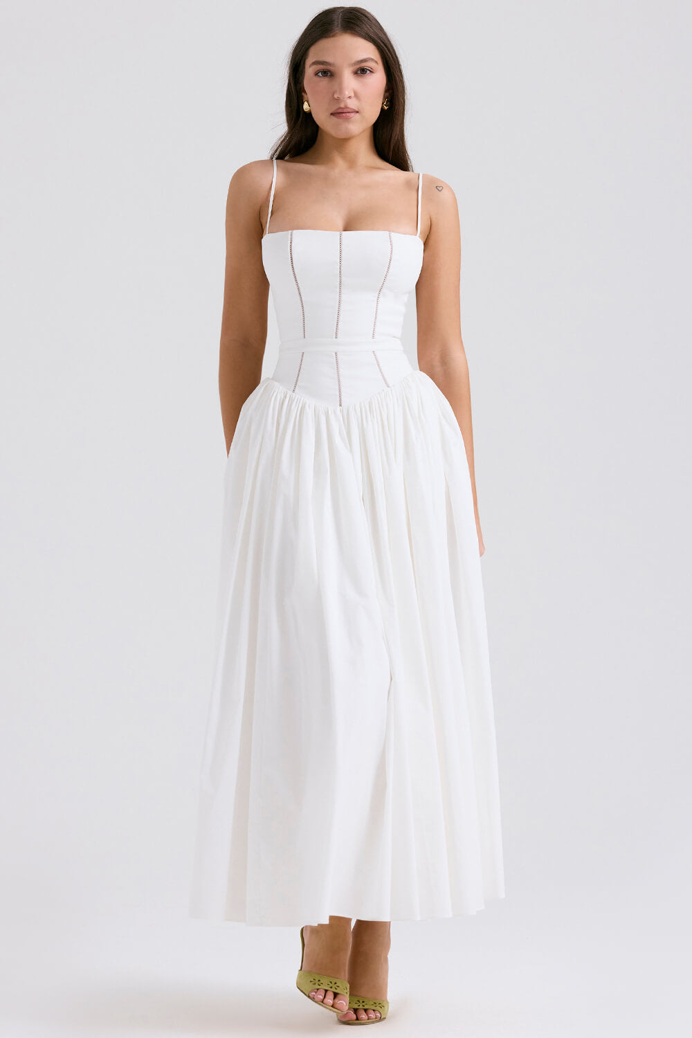 Robe maxi blanche