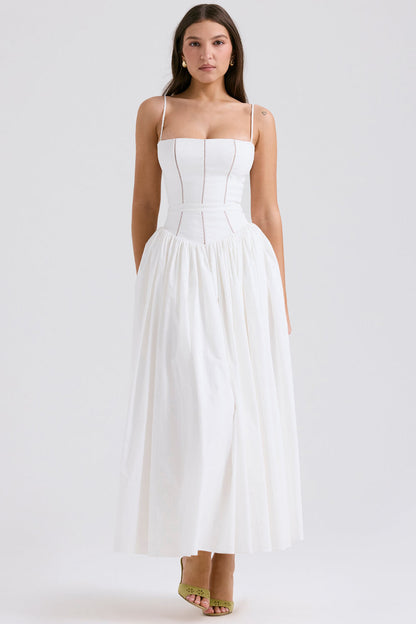 Robe maxi blanche