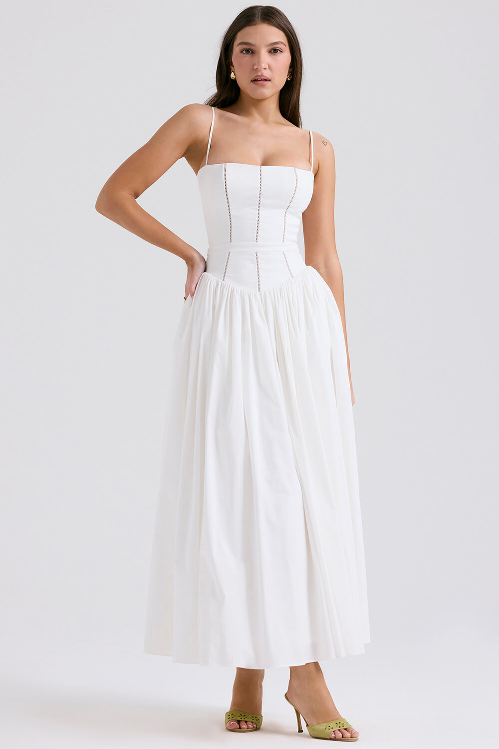 Robe maxi blanche