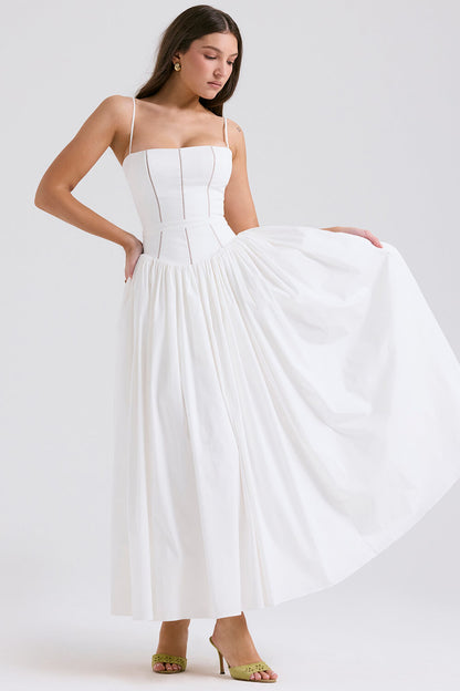 Robe maxi blanche
