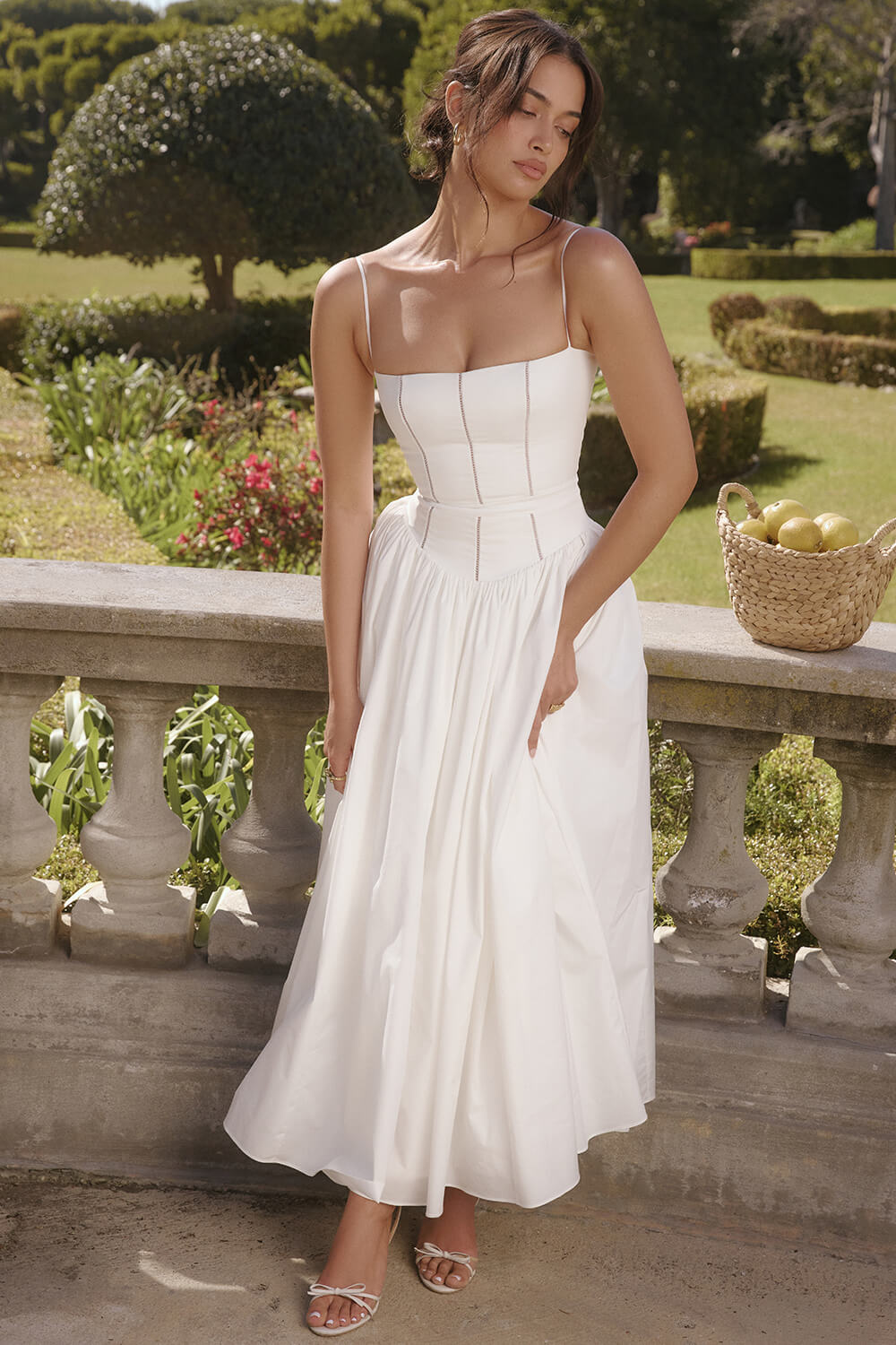 Robe maxi blanche