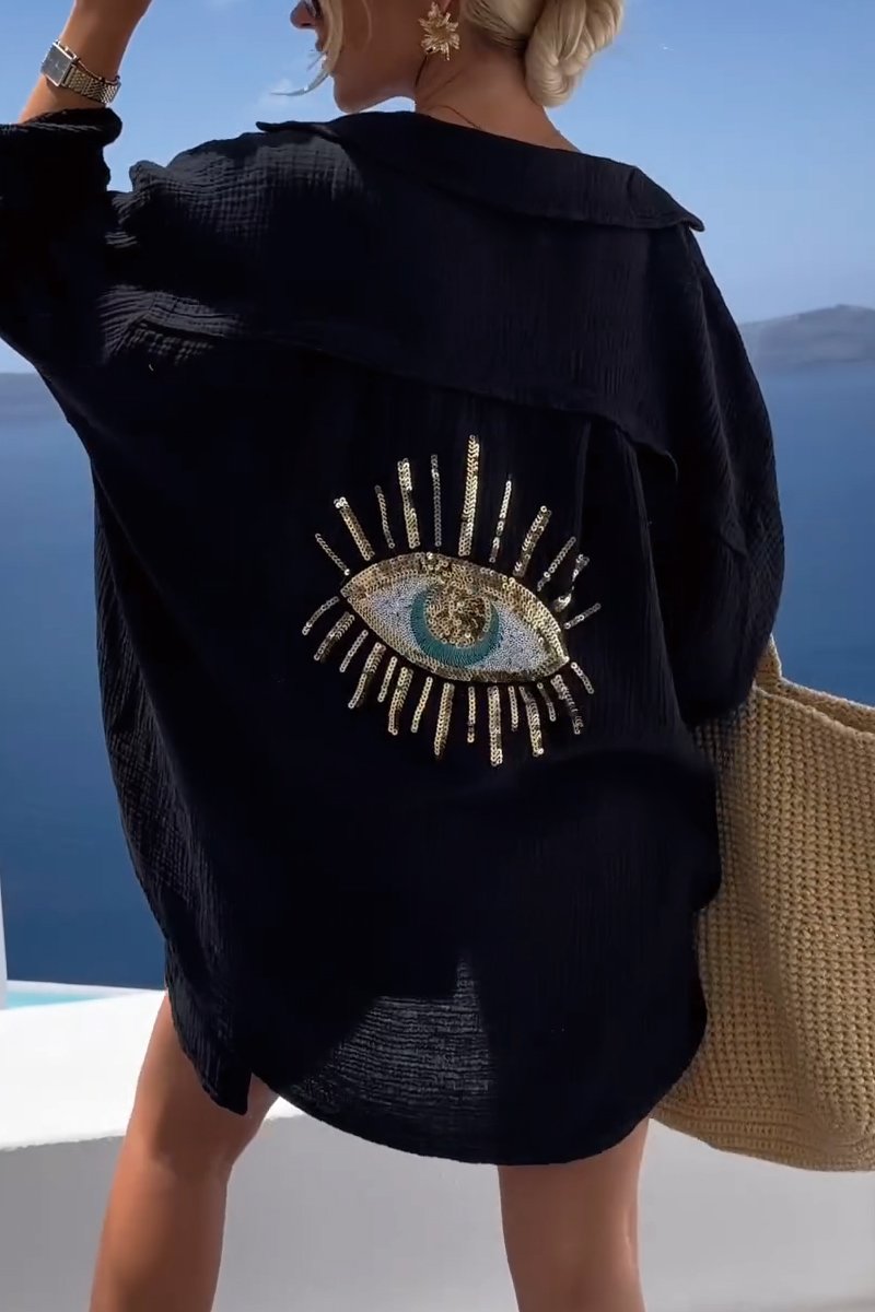 Oversized Horus Cotton Shirt