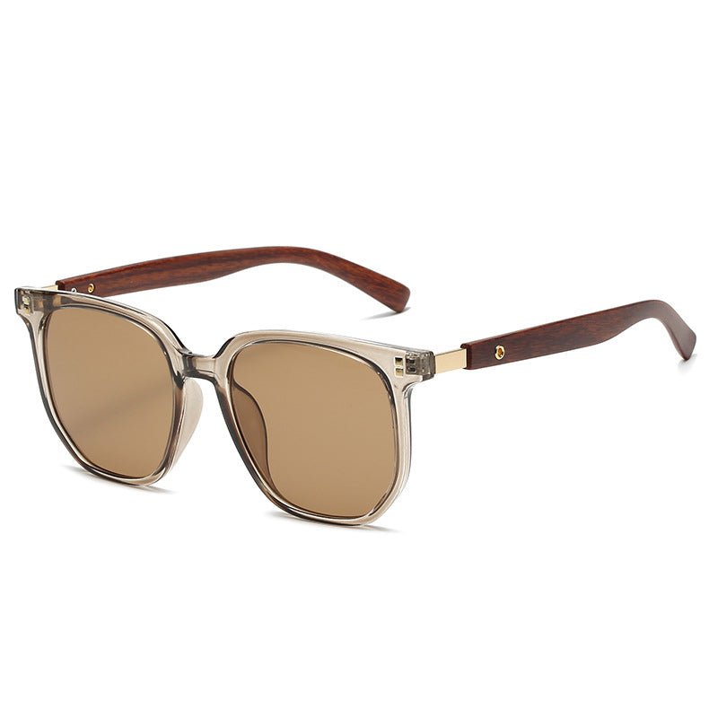 Sleek Vintage Wood Sunglasses - Reality Refined