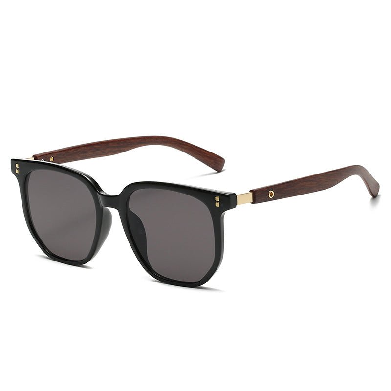 Sleek Vintage Wood Sunglasses - Reality Refined