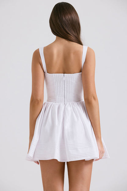 Robe mini blanche